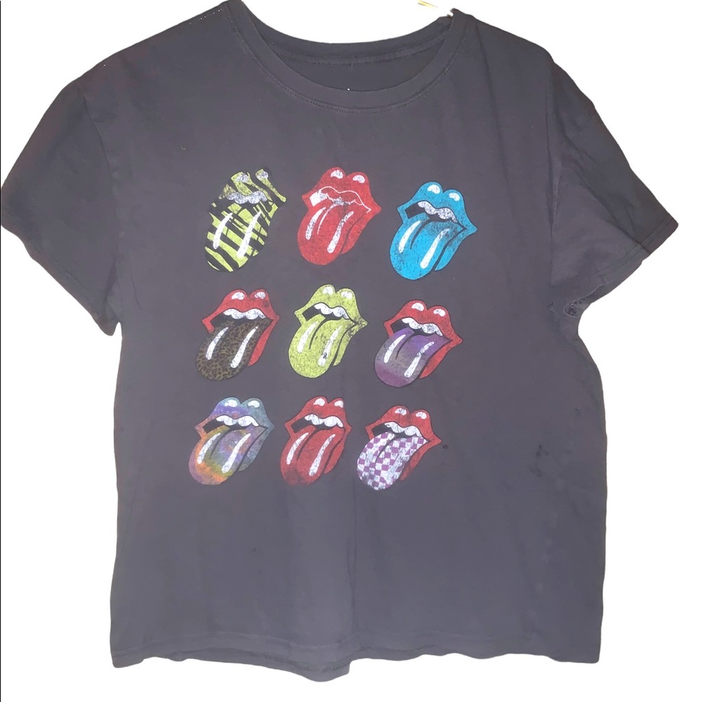 Distressed style Rolling Stones graphic T-shirt
